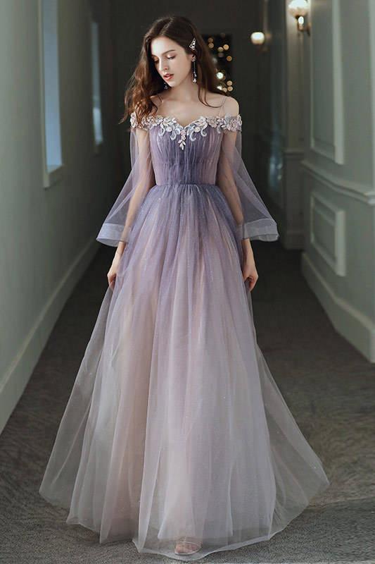 Fleepmart Evening Dress 2021 Gryffon Party Dress Formal Evening Gown Elegant Boat Neck A-line Full Sleeve Vintage Robe De Soiree Customize Fleepmart Evening Dress 2021 Gryffon Party Dress Formal Evening Gown Elegant Boat Neck A-line Full Sleeve Vintage Robe De Soiree Customize