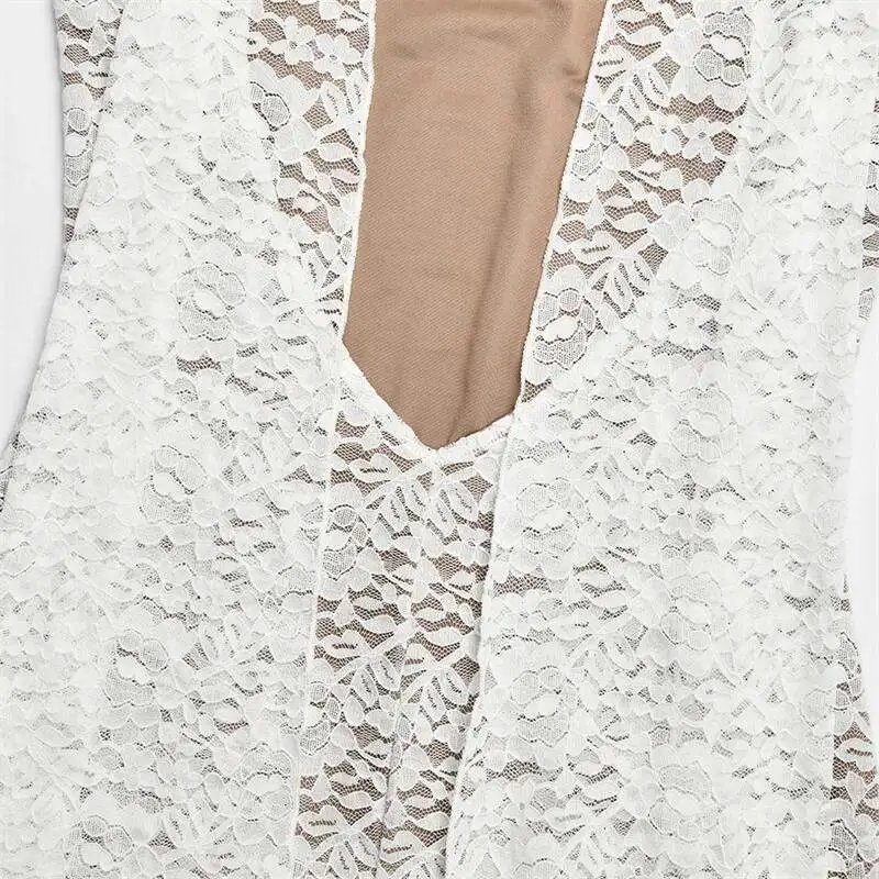 Fleepmart Lace Backless Sexy Maxi Dress Women Elegant Long Sash Sleeveless Bodycon Evening Club Party Long Dresses Female
