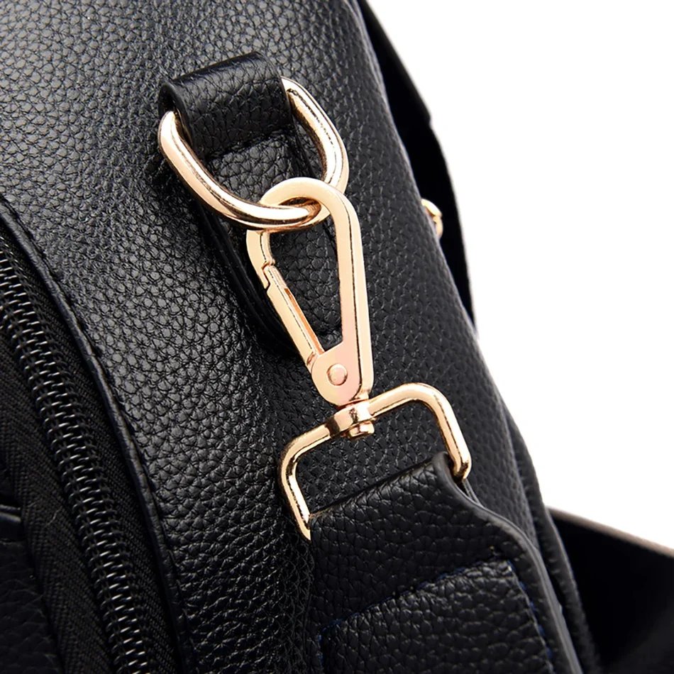 Fleepmart New Fashionable Women's Backpack High Quality Soft Leather Women Shoulder Bag Famous Luxury Brand Female Handbag Sac A Main