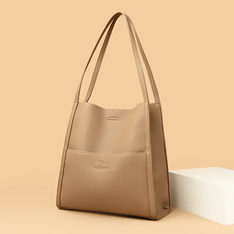 Fleepmart Luxury Designer Crossbody Bag For Women 2026 Brand 3 Layers Handbag Purse Female Genuine High Quality Leather Shoulder Totes Sac