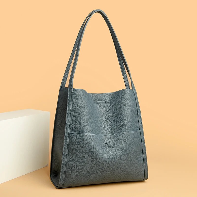Fleepmart Luxury Designer Crossbody Bag For Women 2026 Brand 3 Layers Handbag Purse Female Genuine High Quality Leather Shoulder Totes Sac