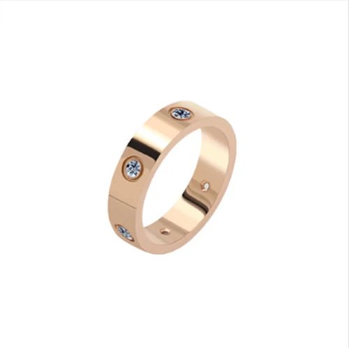 B Rose Gold size 10