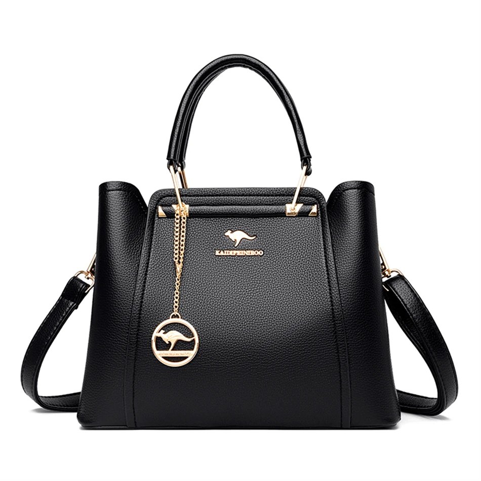 Fleepmart Soft Leather Luxury Handbags Women Bags Designer 3 Layers Shoulder Crossbody Sac Ladies Large Capacity Shopping Messenger Tote Fleepmart Soft Leather Luxury Handbags Women Bags Designer 3 Layers Shoulder Crossbody Sac Ladies Large Capacity Shopping Messenger Tote