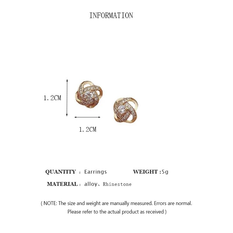Luxury Zircon Cross Stud Earrings for Women | Elegant Hollow Geometric Design - Image 6