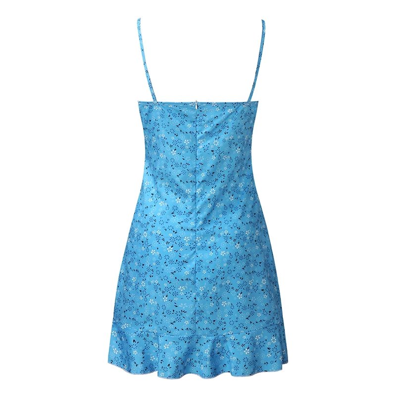 Women's Floral Camisole Dress – Lightweight Summer Casual Sleeveless Sundress