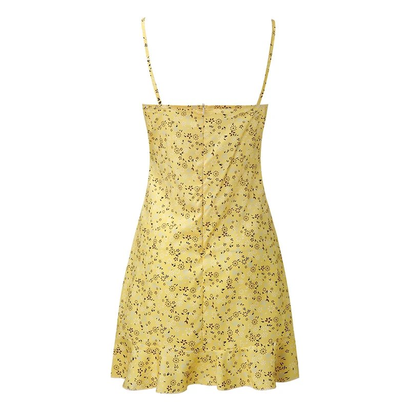 Women's Floral Camisole Dress – Lightweight Summer Casual Sleeveless Sundress