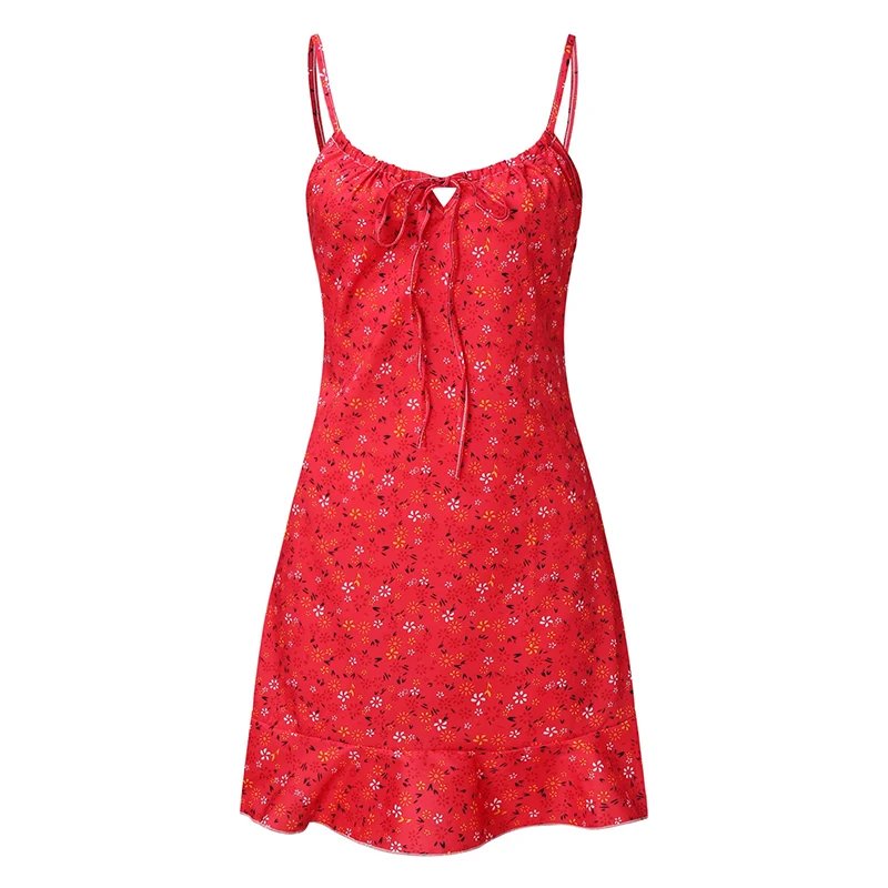 Women's Floral Camisole Dress – Lightweight Summer Casual Sleeveless Sundress