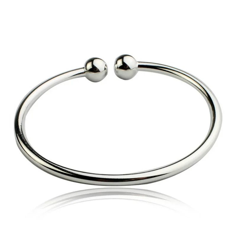 Fleepmart New 925 Sterling Silver Original romantic Gypsophila star Bangles for women bracelets fashion party wedding accessories jewelry