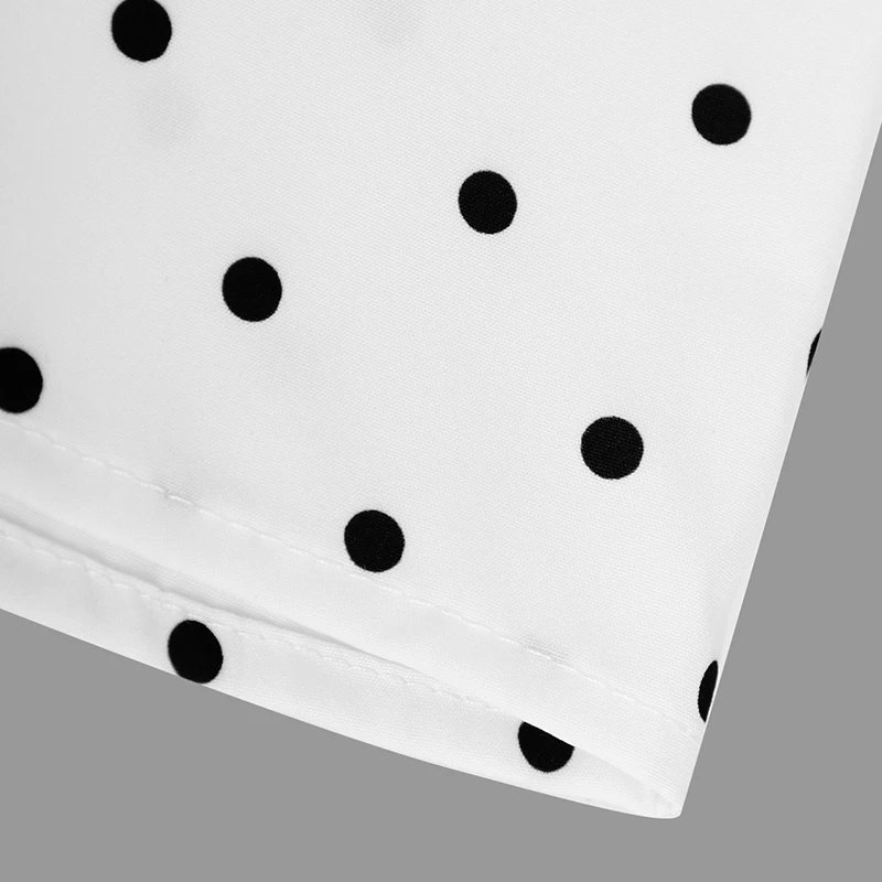 Fleepmart Women New Long Dresses Summer Elegant Upgraded Version Casual Polka Dots Party Dress Graceful Holiday Casual Slim Female Dresses