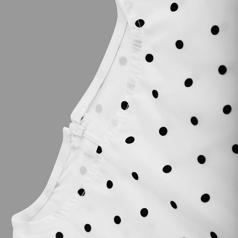 Fleepmart Women New Long Dresses Summer Elegant Upgraded Version Casual Polka Dots Party Dress Graceful Holiday Casual Slim Female Dresses