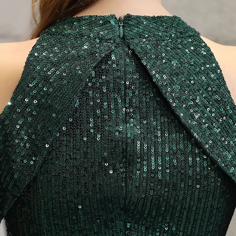 Fleepmart Elegant Mermaid Off the Shoulder Evening Dresses for Woman Sequins Dress for Special Occasions Formal Party Dresses