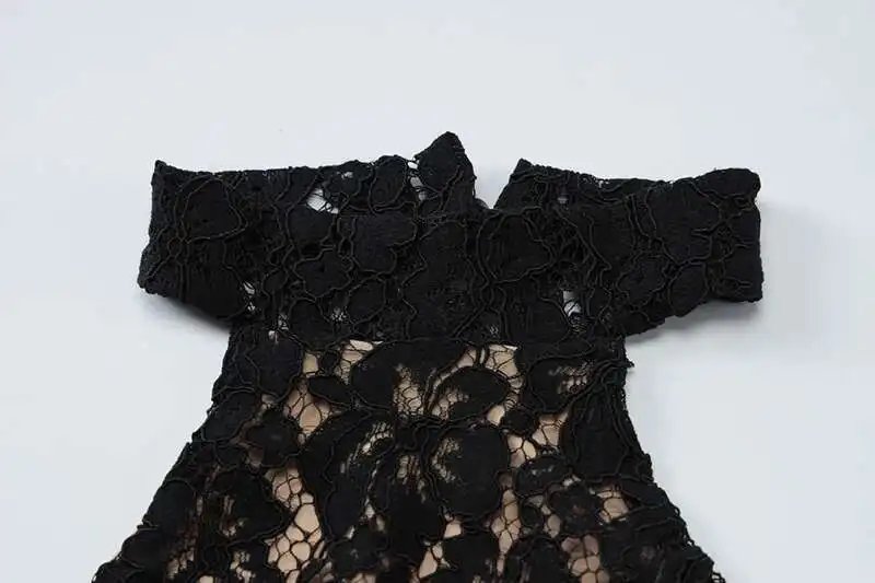 Fleepmart Lace Halter Backless Sexy Maxi Dress For Women Black Off-shoulder Strapless Sleeveless Bodycon Club Party Long Dress Fleepmart Lace Halter Backless Sexy Maxi Dress For Women Black Off-shoulder Strapless Sleeveless Bodycon Club Party Long Dress