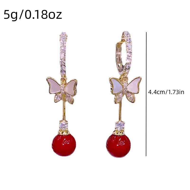 Fleepmart Elegant Purple Glass Butterfly Long Tassel Earrings for Women Delicate Rhinestone Crystal Insect Earrings Luxury Party Jewelry Fleepmart Elegant Purple Glass Butterfly Long Tassel Earrings for Women Delicate Rhinestone Crystal Insect Earrings Luxury Party Jewelry