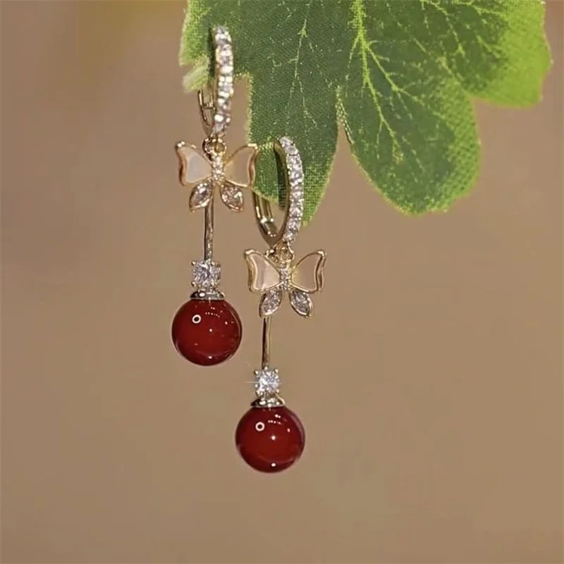 Fleepmart Elegant Purple Glass Butterfly Long Tassel Earrings for Women Delicate Rhinestone Crystal Insect Earrings Luxury Party Jewelry Fleepmart Elegant Purple Glass Butterfly Long Tassel Earrings for Women Delicate Rhinestone Crystal Insect Earrings Luxury Party Jewelry